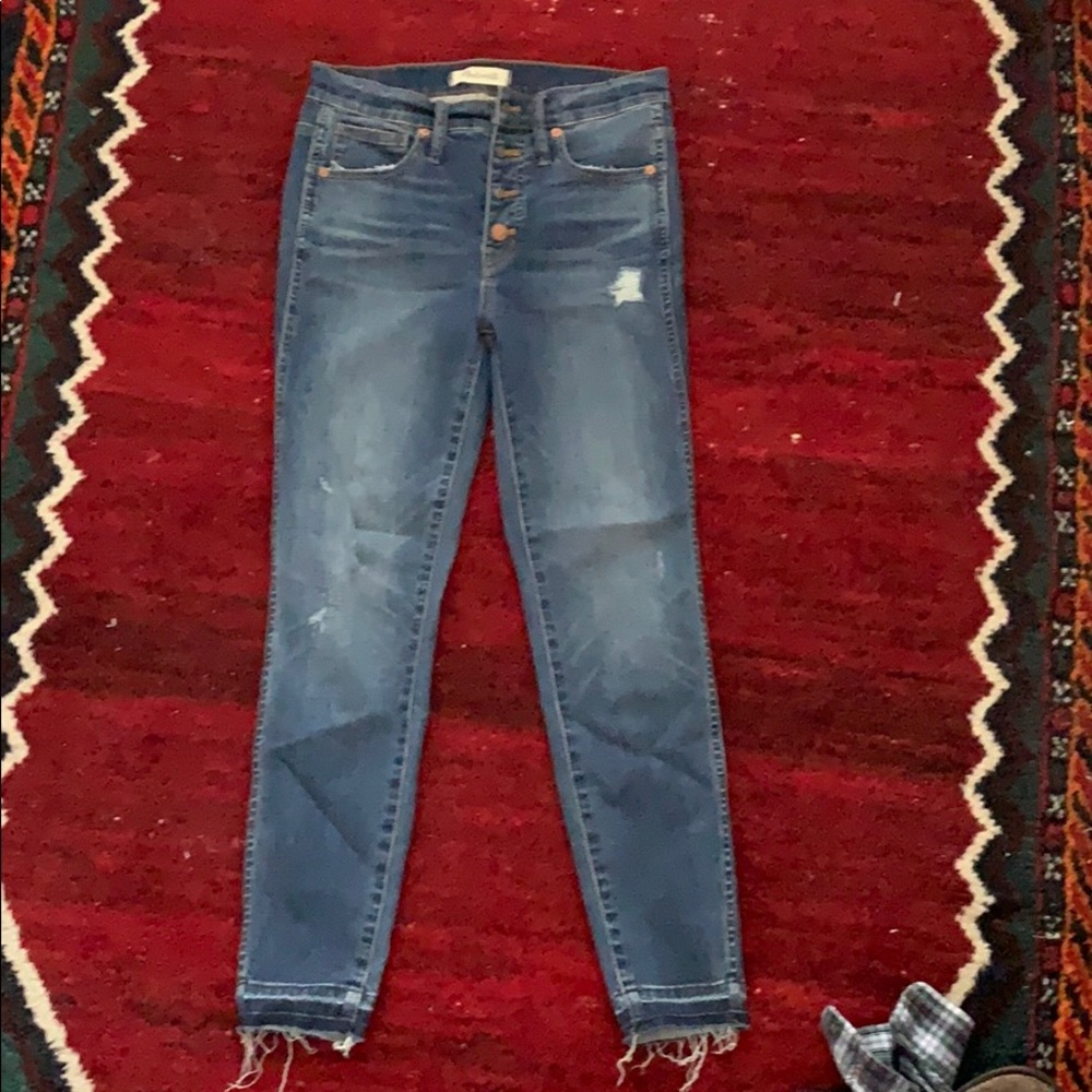 Madewell 10” High Rise Skinny Jeans